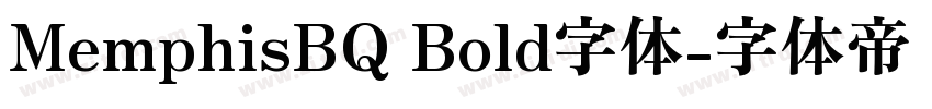 MemphisBQ Bold字体字体转换